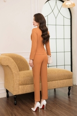 Bộ quần Tuytsi hàn Trali 25518 màu Cam Đất