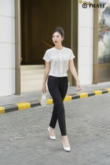 Áo Sơ Mi Nữ TRALI 24131 Màu Trắng