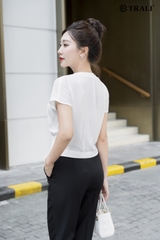 Áo Sơ Mi Nữ TRALI 24131 Màu Trắng