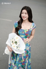 Đầm Trali 25206 Xanh