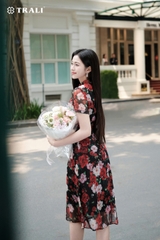 Đầm xòe Trali 25201 Hoa