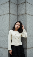 Áo dạ nỉ TRALI 25812 màu kem