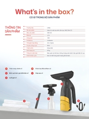 Máy hút nước lau kính cầm tay không dây UNIQ Glint G3