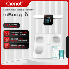 Cân sức khỏe điện tử Crenot inBody i8 cân phân tích lượng mỡ đo 31 chỉ số cơ thể thông minh cân y tế điện tử mini