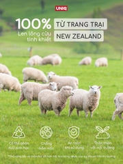 Bóng sấy quần áo len lông cừu UNIQ Sunny banh giúp khô nhanh tiết kiệm điện chống nhăn thơm quần áo cho máy sấy giặt