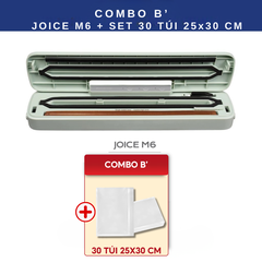 Máy hút chân không UNIQ Joice M6 65000 Pa máy ép chân không thực phẩm mini gia đình cầm tay hàn miệng túi tự động