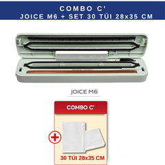 Máy hút chân không UNIQ Joice M6 65000 Pa máy ép chân không thực phẩm mini gia đình cầm tay hàn miệng túi tự động