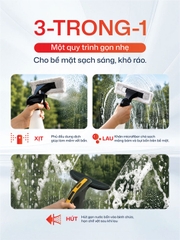Máy hút nước lau kính cầm tay không dây UNIQ Glint G3