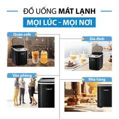 Máy Làm Đá Viên Mini Siêu Tốc Gia Đình CRENOT VORTEX Z6