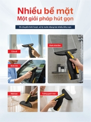 Máy hút nước lau kính cầm tay không dây UNIQ Glint G3