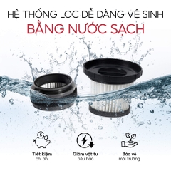 Máy hút bụi cầm tay không dây UNIQ Free A7 phiên bản 2026