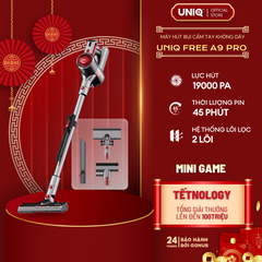 Máy hút bụi cầm tay không dây UNIQ Free A9 Pro máy hút bụi mini gia đình đa năng cây hút bụi xe ô tô ga giường sofa nệm