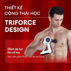 Máy massage cầm tay cao cấp Crenot Thunder Z6 máy massage mini mát xa toàn thân đấm lưng cổ vai gáy