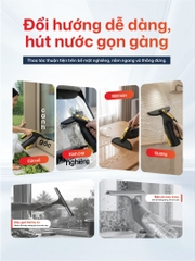 Máy hút nước lau kính cầm tay không dây UNIQ Glint G3