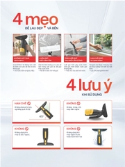Máy hút nước lau kính cầm tay không dây UNIQ Glint G3
