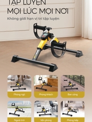 Xe đạp thể dục gấp gọn mini Crenot Spin X8 phục hồi chức năng cho người già trấn thương tập luyện tại chỗ tại nhà dân văn phòng