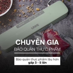 Máy Hút Chân Không UNIQ Joice M6 Hàn Không Kén Túi Bảo Quản Thực Phẩm An Toàn, Tặng Kèm 10 Túi Nhám