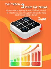 Cờ caro X O điện tử Tic Tac Toe Zupp Memo Gen 1 trò chơi trí tuệ rèn luyện trí nhớ thông minh