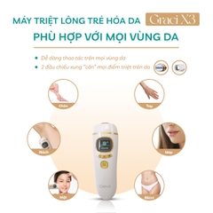 Máy triệt lông băng lạnh trẻ hóa da CRENOT GRACI X3