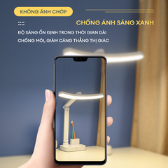 Đèn học, đọc sách, làm việc UNIQ SOLAR E7 chống cận để bàn bảo vệ mắt