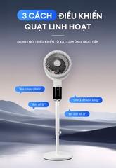 Quạt đối lưu không khí điều khiển bằng giọng nói UNIQ Flow C6
