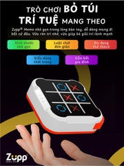 Cờ caro X O điện tử Tic Tac Toe Zupp Memo Gen 1 trò chơi trí tuệ rèn luyện trí nhớ thông minh