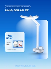 Đèn học, đọc sách, làm việc UNIQ SOLAR E7 chống cận để bàn bảo vệ mắt