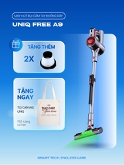 Máy hút bụi cầm tay không dây UNIQ Free A9 Pro máy hút bụi mini gia đình đa năng cây hút bụi xe ô tô ga giường sofa nệm