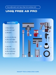 Phụ Kiện Máy Hút Bụi UNIQ Free A9 Pro Cầm Tay Không Dây Chính Hãng