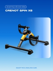 Xe đạp thể dục gấp gọn mini Crenot Spin X8 phục hồi chức năng cho người già trấn thương tập luyện tại chỗ tại nhà dân văn phòng