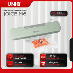 Máy Hút Chân Không UNIQ Joice M6 Hàn Không Kén Túi Bảo Quản Thực Phẩm An Toàn, Tặng Kèm 10 Túi Nhám