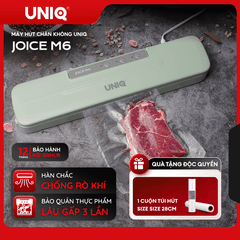 Máy Hút Chân Không UNIQ Joice M6 Hàn Không Kén Túi Bảo Quản Thực Phẩm An Toàn, Tặng Kèm 10 Túi Nhám