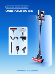 Máy hút bụi cầm tay không dây UNIQ Falcon Q5 cây hút bụi lau nhà mini gia đình đa năng ô tô ga giường sofa nệm