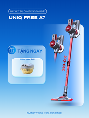 Máy hút bụi cầm tay không dây UNIQ Free A7 hút bụi đa năng