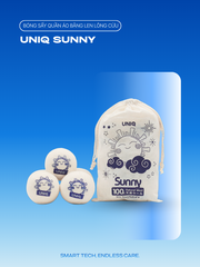 Bóng sấy quần áo len lông cừu UNIQ Sunny banh giúp khô nhanh tiết kiệm điện chống nhăn thơm quần áo cho máy sấy giặt