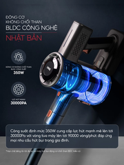 Máy hút bụi cầm tay không dây UNIQ Falcon Q5 cây hút bụi lau nhà mini gia đình đa năng ô tô ga giường sofa nệm