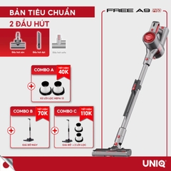 Máy hút bụi cầm tay không dây UNIQ Free A9 Pro máy hút bụi mini gia đình đa năng cây hút bụi xe ô tô ga giường sofa nệm