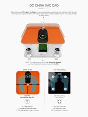 Cân điện tử sức khoẻ thông minh Crenot Gofit X6 Pro cân đo phân tích 23 chỉ số lượng mỡ cơ thể smart body fat scale inbody