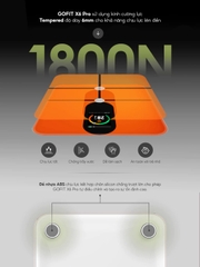 Cân điện tử sức khoẻ thông minh Crenot Gofit X6 Pro cân đo phân tích 23 chỉ số lượng mỡ cơ thể smart body fat scale inbody