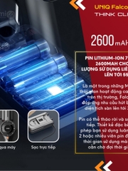Máy hút bụi cầm tay không dây UNIQ Falcon Q5 cây hút bụi lau nhà mini gia đình đa năng ô tô ga giường sofa nệm