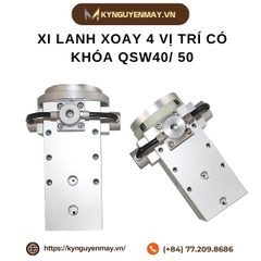 Xi lanh xoay 4 vị trí có khóa QSW40/ 50