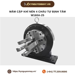 Mâm cặp khí nén 4 chấu tự định tâm W160A-25