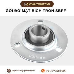 Gối đỡ mặt bích tròn SBPF | SBPF 201 202 203 204 205 206 207 208