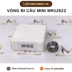 Vòng bi cầu mini MR126ZZ | 6x12x4 mm