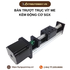 Bàn trượt trục vít me kèm động cơ SGX