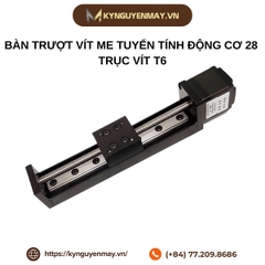 Bàn trượt vít me tuyến tính động cơ 28 độ chính xác siêu nhỏ trục vít T6