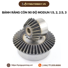 Bánh răng côn 90 độ modun 1.5, 2, 2.5, 3