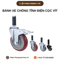 Bánh xe chống tĩnh điện cọc vít