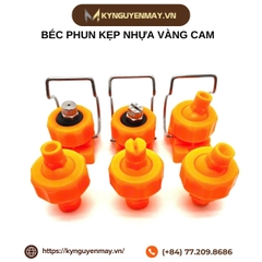 Béc phun kẹp nhựa vàng cam 6510, 6515, 6520, 6530, 6540, 6550, 6.5B, 12.5B, 25B, 50B