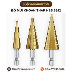 Bộ mũi khoan tháp HSS 6542